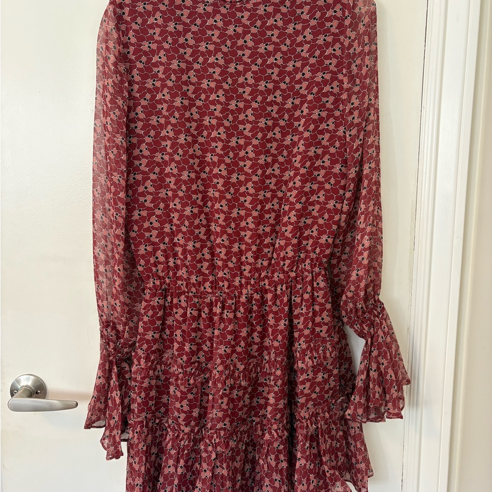 Alexis Silk Floral Mini Ruffle Dress - Picture 3 of 7